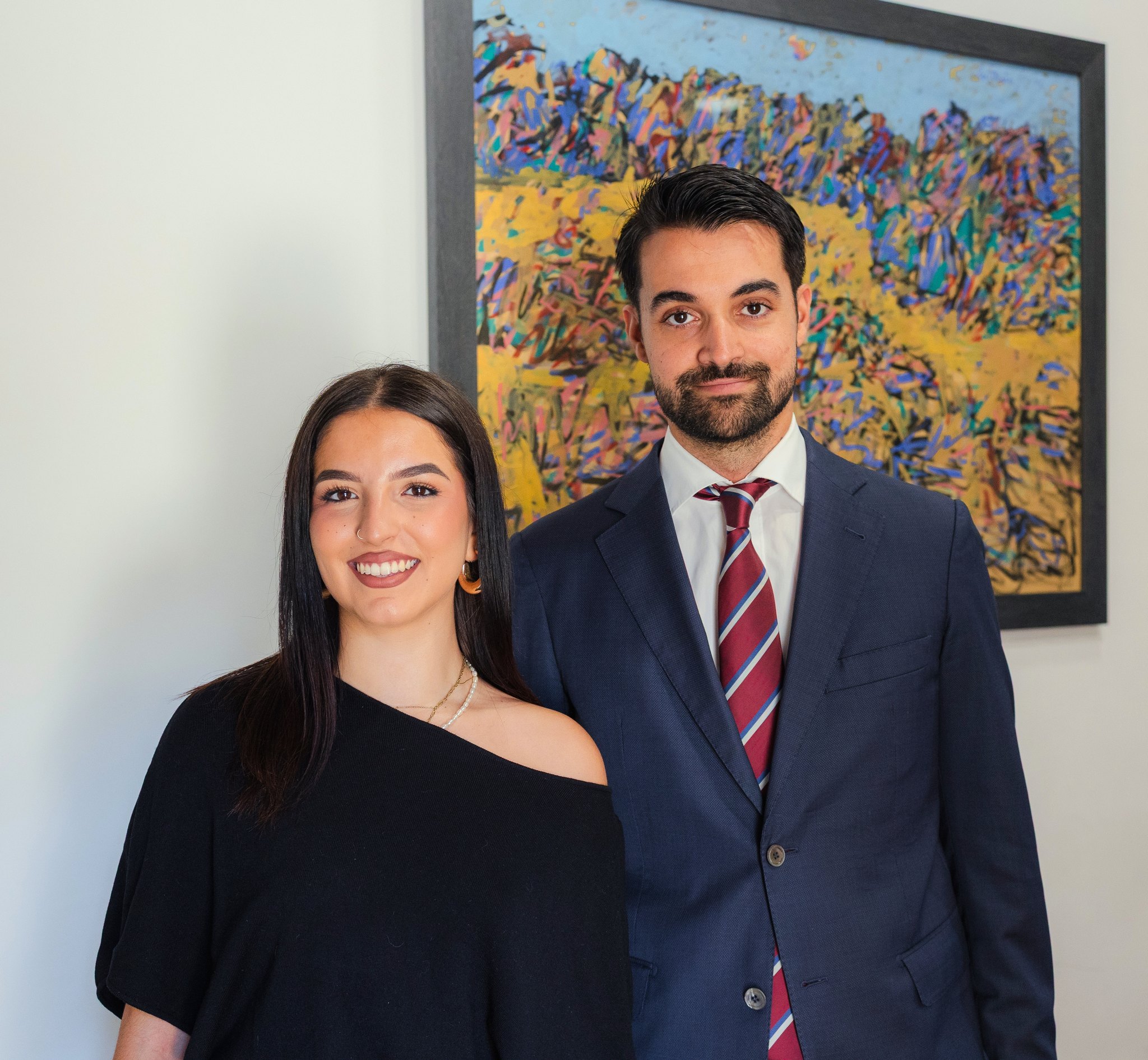 Abogados de Simonet Espina Abogados en su despacho de Palma de Mallorca.