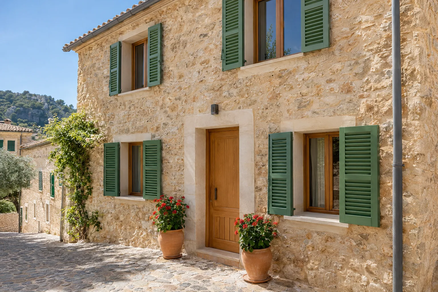 Casa de pueblo de piedra rehabilitada en Mallorca: herencia sin testamento y declaración de herederos